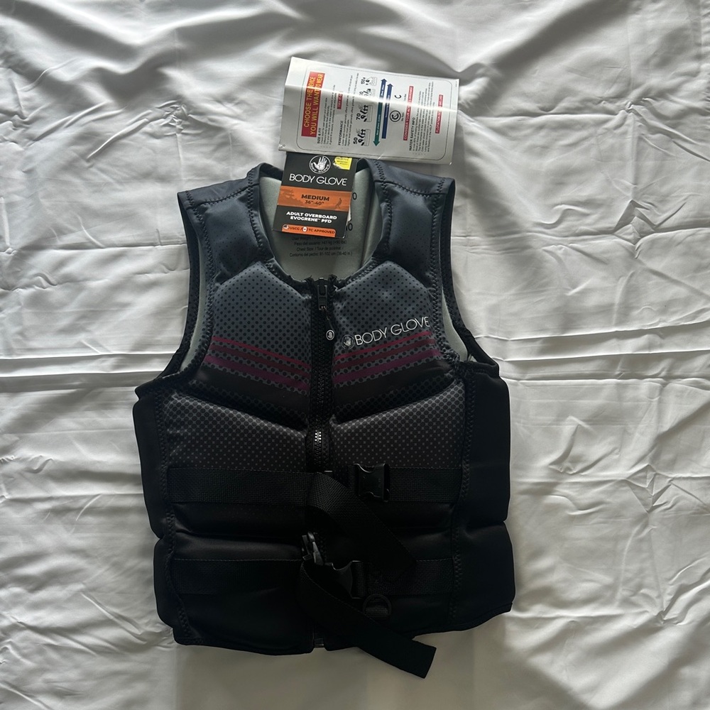 Body Glove Black and Pink Life Vest